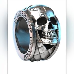 Silver Skull Ring